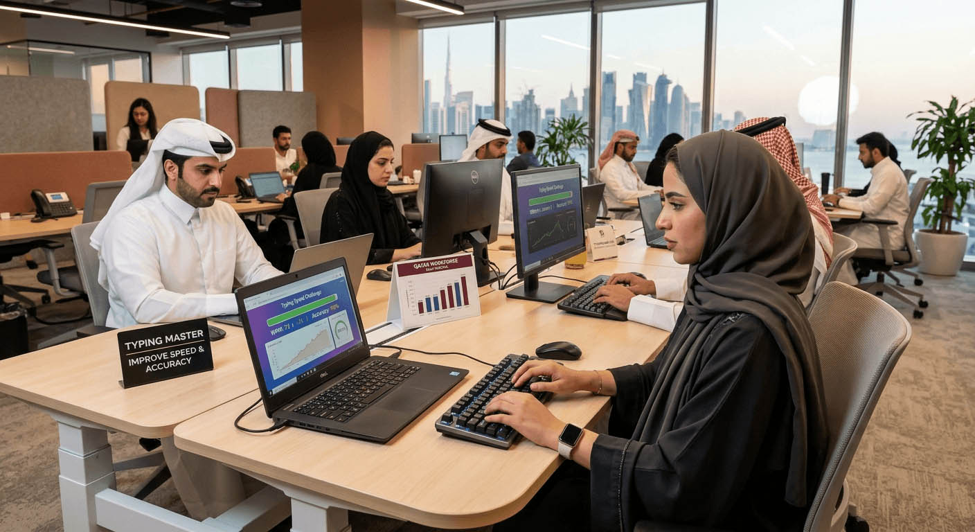 How Professionals in Qatar Are Improving Their Typing Speed at Wor